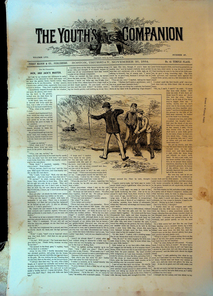 The Youth's Companion November 20 1884 Convicts Romania Queen Elizabeth0