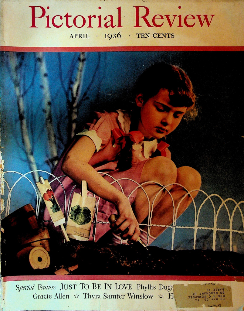 Pictorial Review Magazine April 1936 Anton Bruehl Harry Sylvester Gracie Allen0