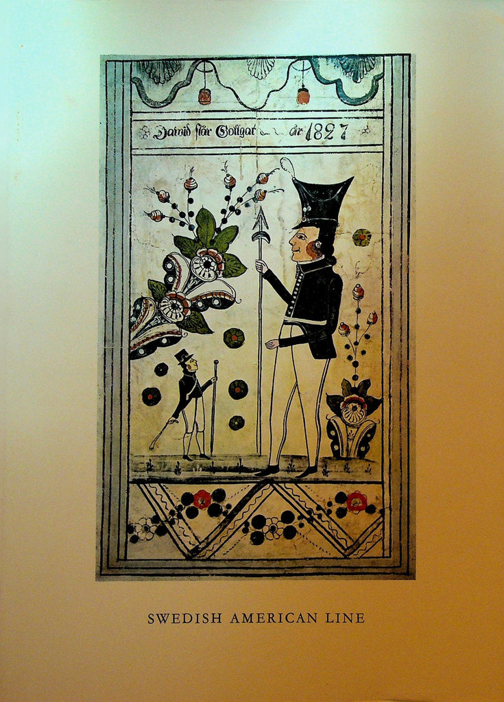 MS Gripsholm Swedish American Line Lunch Menu January 11 19720