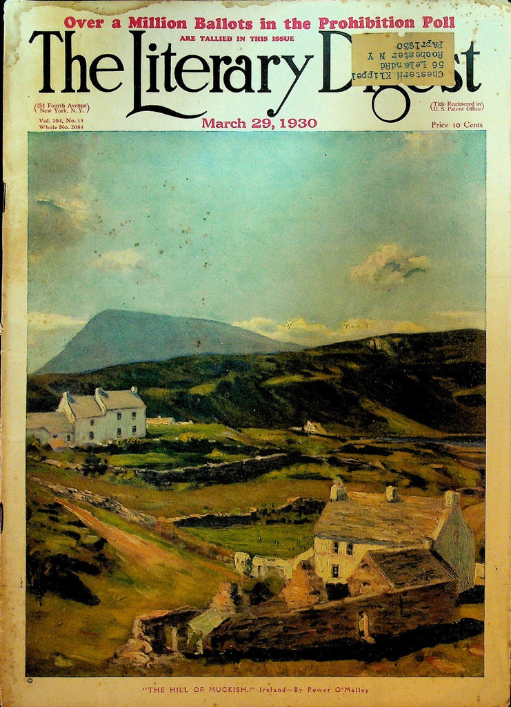 Literary Digest March 29 1930 Babe Ruth Discovery of Pluto Macao China0