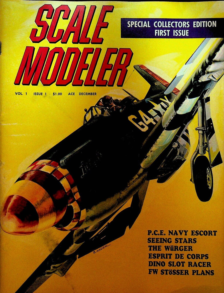 Scale Modeler Magazine FIRST ISSUE December 1965 FW Stosser Wurger PCE Navy