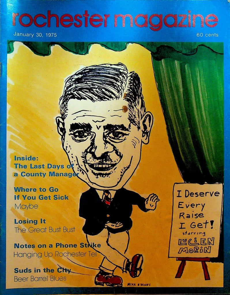 Rochester Magazine January 30 1975 NY Lucien Morin Penny Erdle Scott Burr0