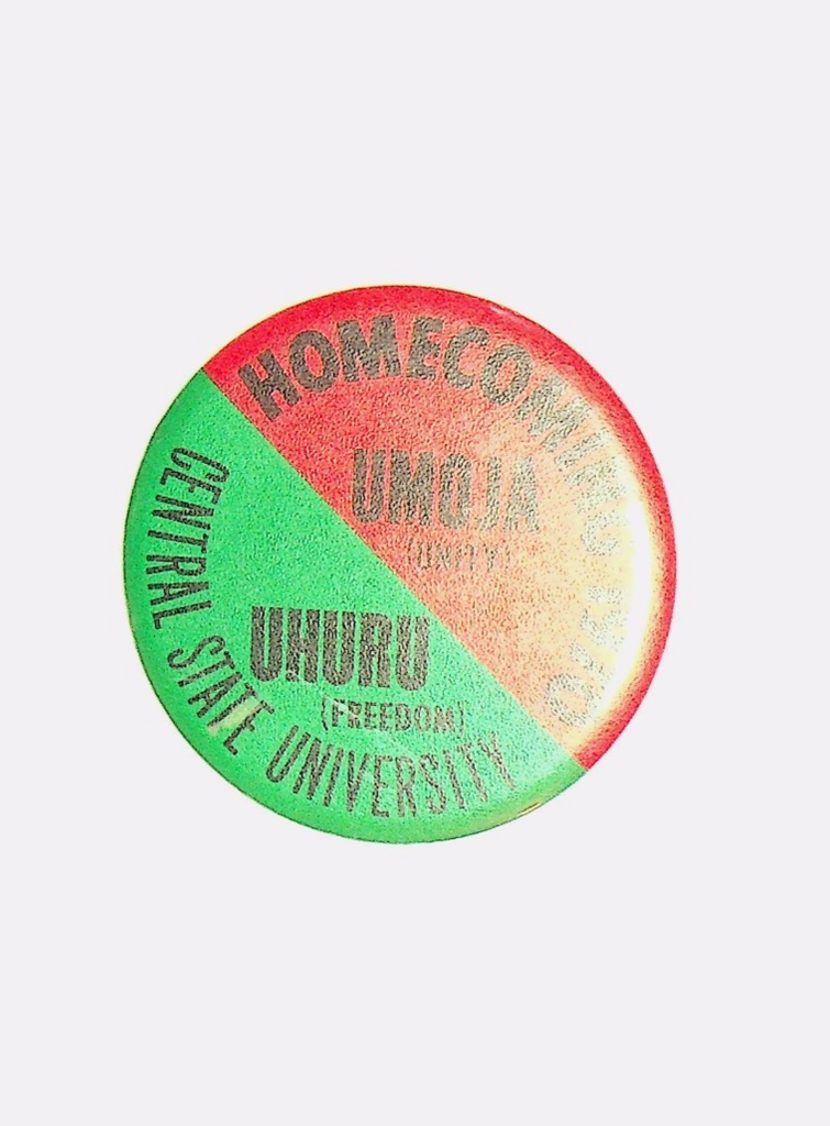 Central State University Homecoming 1970 Pinback Wilberforce Ohio Umoja Uhuru0