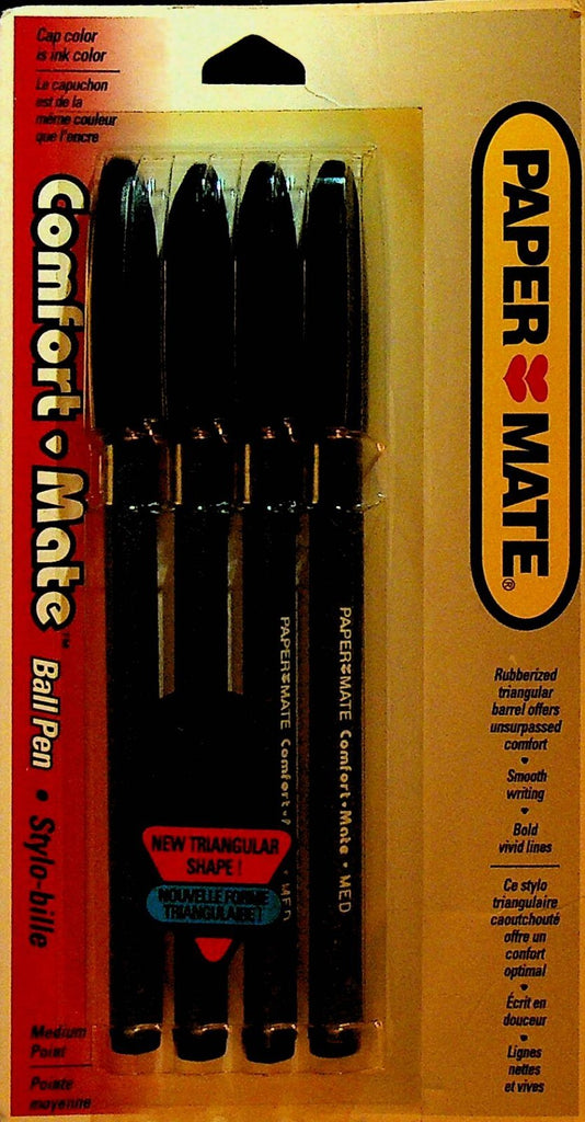 Papermate Comfort Mate Ball Pen Vintage Pack of 4 Medium Point 19960