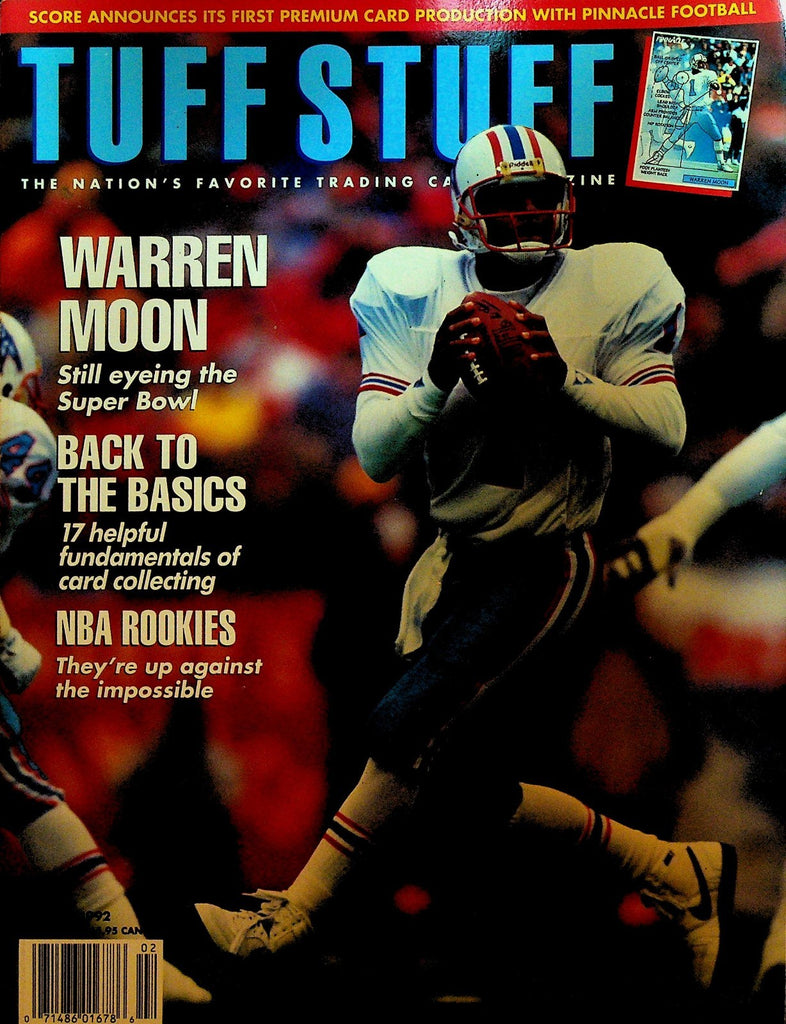 Tuff Stuff Magazine February 1992 Bill Clinton George Bush Mario Cuomo Cards0