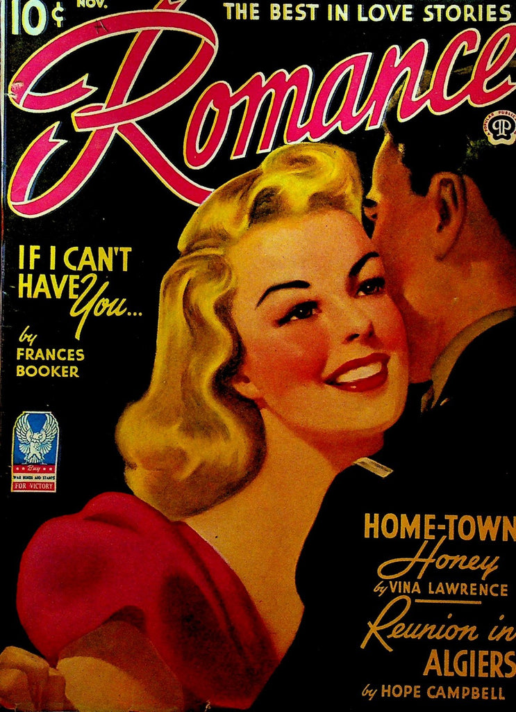 Romance Pulp November 1943 Frances Booker Vina Lawrence Hope Campbell0