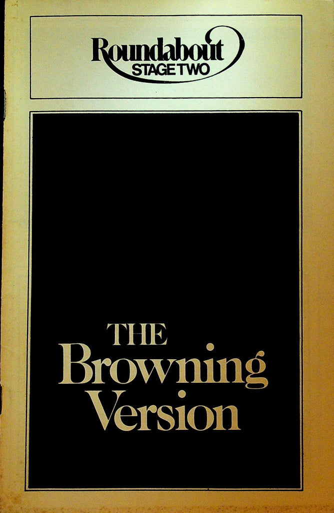 The Browning Version & The Twelve-Pound Look Playbill 1982 Bruce Wall Josh Clark0
