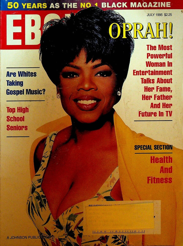 Ebony July 1995 Oprah Winfrey George Foreman James Earl Jones Halle Berry