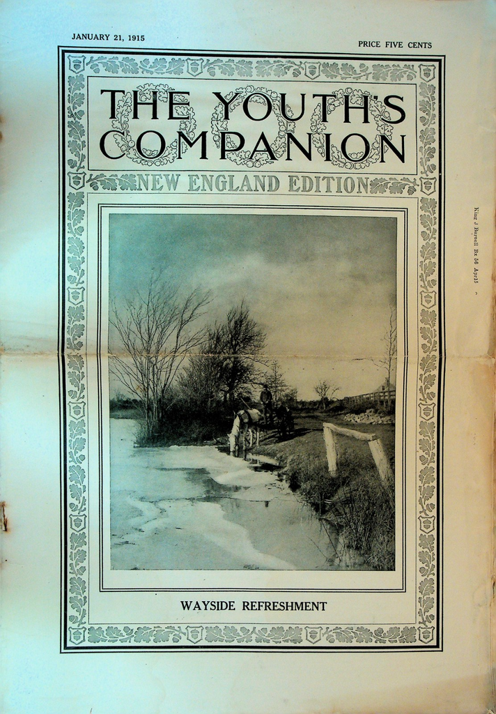 Youth's Companion January 21 1915 WWI CA Stephens Elia W Peattie0