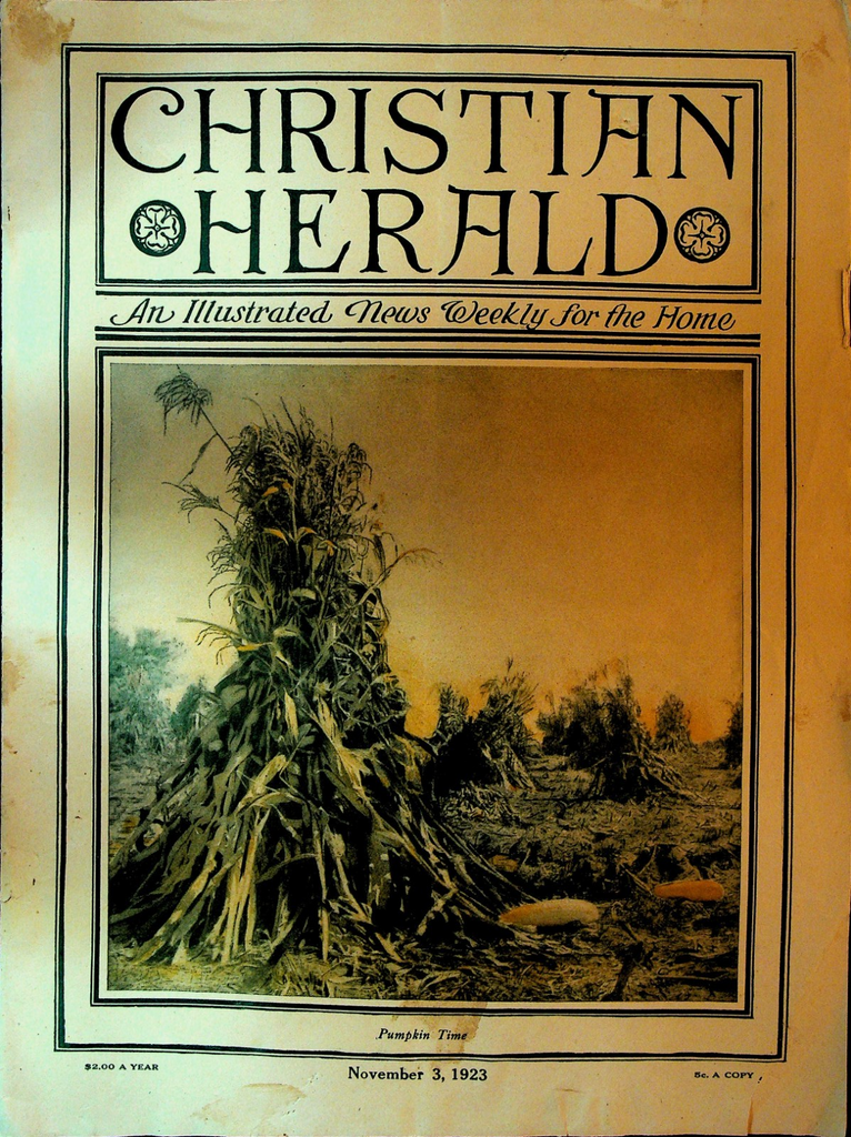 Christian Herald November 3 1923 Africa Prohibition Enforcement0