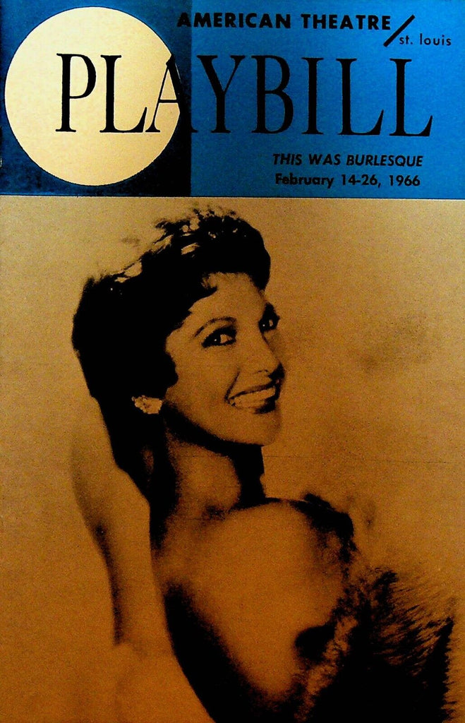 This Was Burlesque Playbill February 14 1966 Ann Cornio Steve Mills Harry Ryan