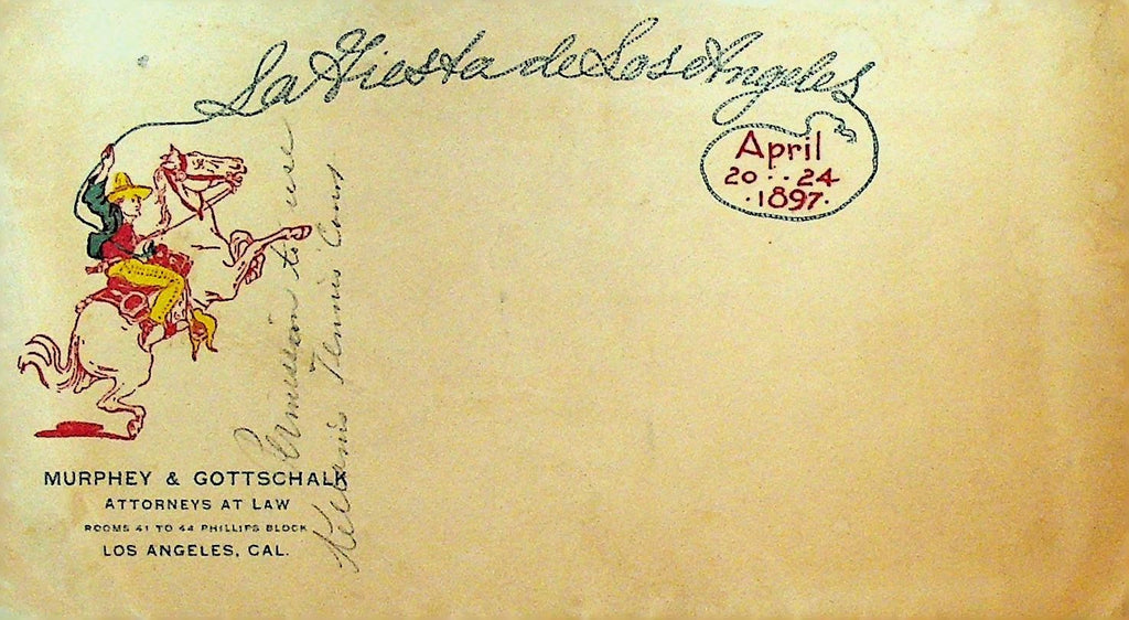 La Fiesta de Los Angeles 1897 Cover Murphey & Gottschalk0