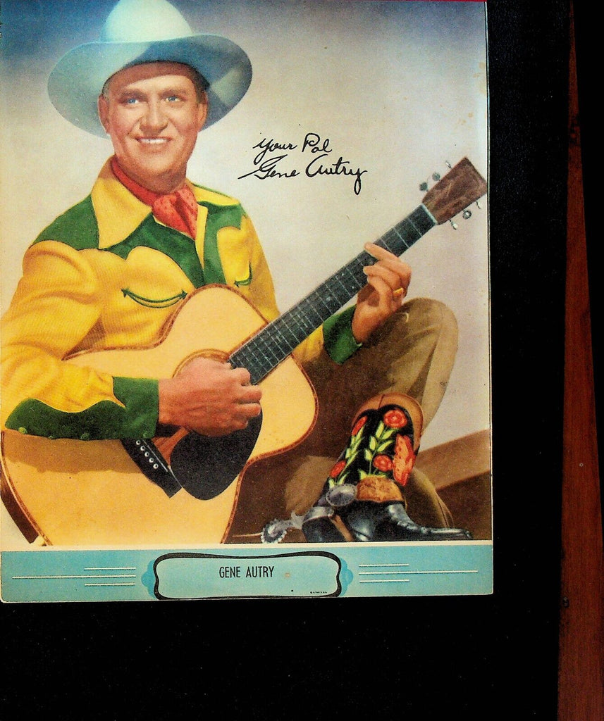 Gene Autry Your Pal With Guitar Vintage Notepad
