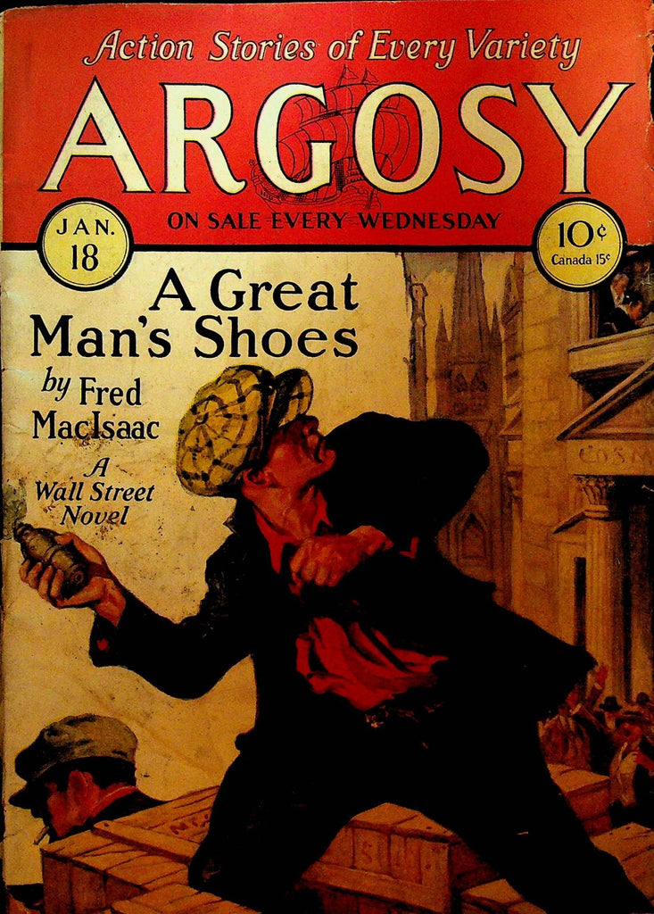 Argosy Magazine January 18 1930 Rafael Sabatini Paul Stahr Karl W Detzer0