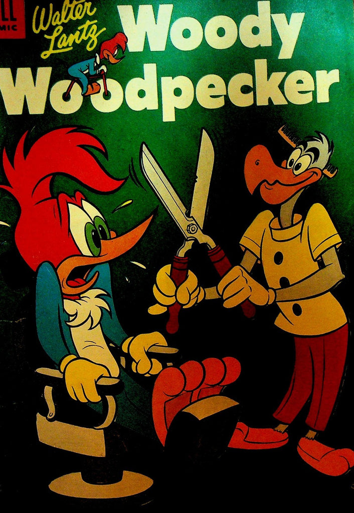 Woody Woodpecker 28 Dell Comics 1955 Barber Shop0