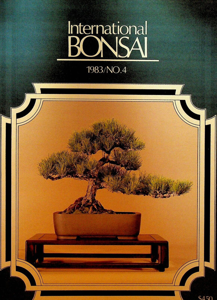 International Bonsai Magazine 1983 #4 Japanese Black Pine Bonsai Literati Style