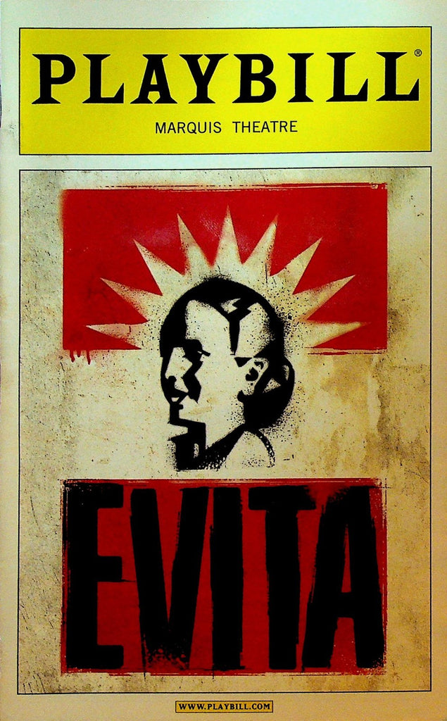 Evita Playbill Ricky Martin Marquis Theatre June 2012 Elena Roger Rachel Potter0