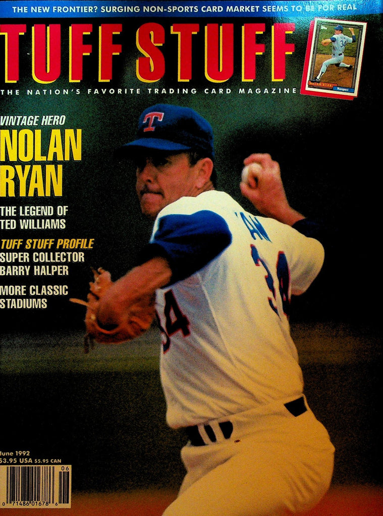 Tuff Stuff Magazine June 1992 Wrigley Field Dodger Stadium Camden Yards0