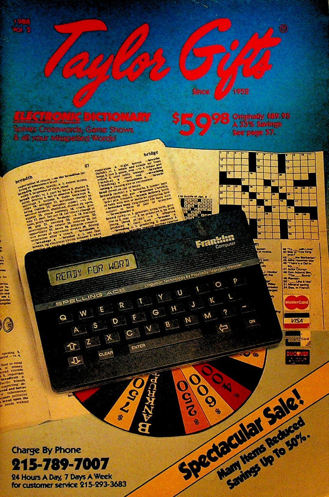 Taylor Gifts 1988 Catalog Wayne Pa  Electronic Dictionary and More0