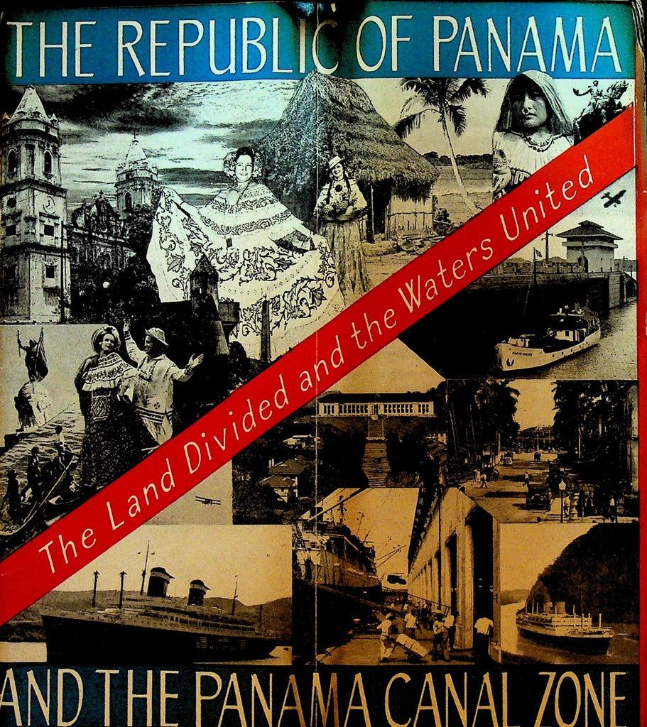 Panama the Land Divided & the Water's United Booklet Canal Zone 19440