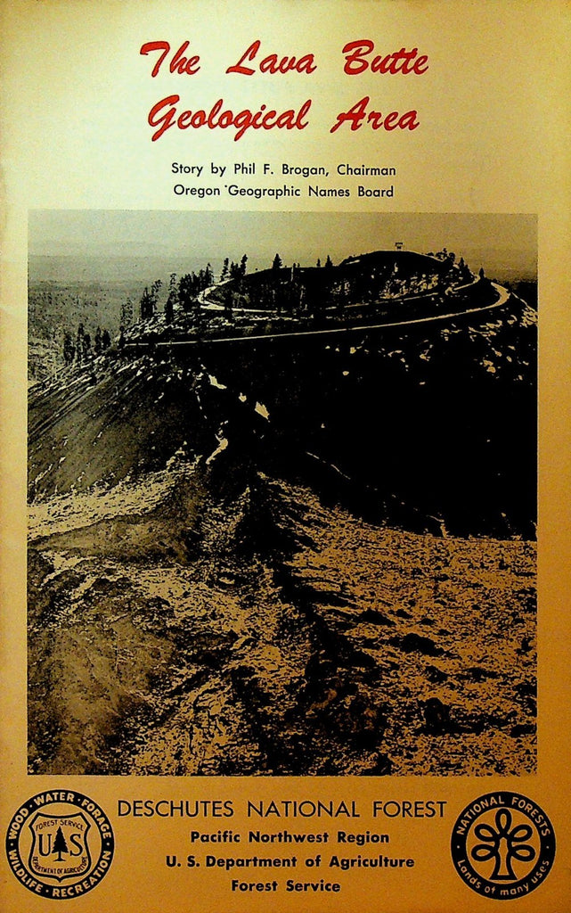 Lava Butte Geological Area Booklet Deschutes National Park Oregon0