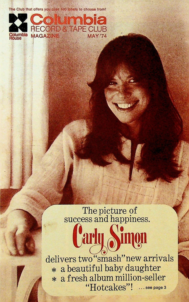 Columbia Record & Tape Club Catalog May 1974 Carly Simon Elton John The Who0