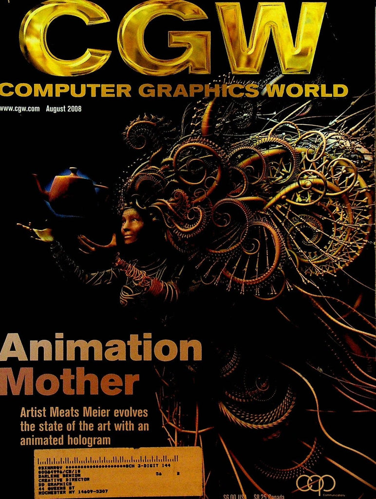 CGW Computer Graphics World Magazine August 2008 Meats Meier The Mummy