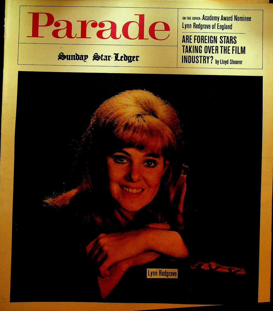 Parade Magazine April 9 1967 Lynn Redgrave Anouk Aimee Walter Matthau0