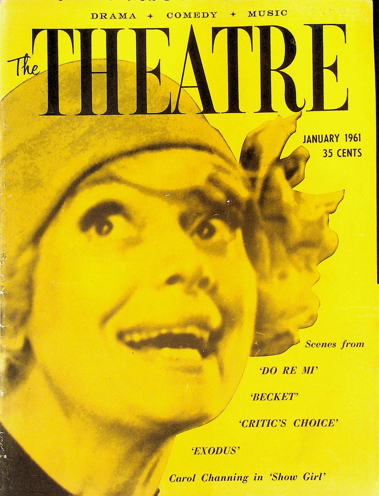 The Theatre January 1961 Carol Channing Eli Wallach Jose Ferrer Anne Jackson0