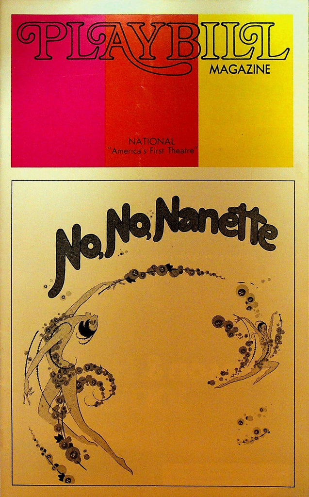 No No Nanette Playbill April 1973 Ann B Davis Don Ameche National Theatre0