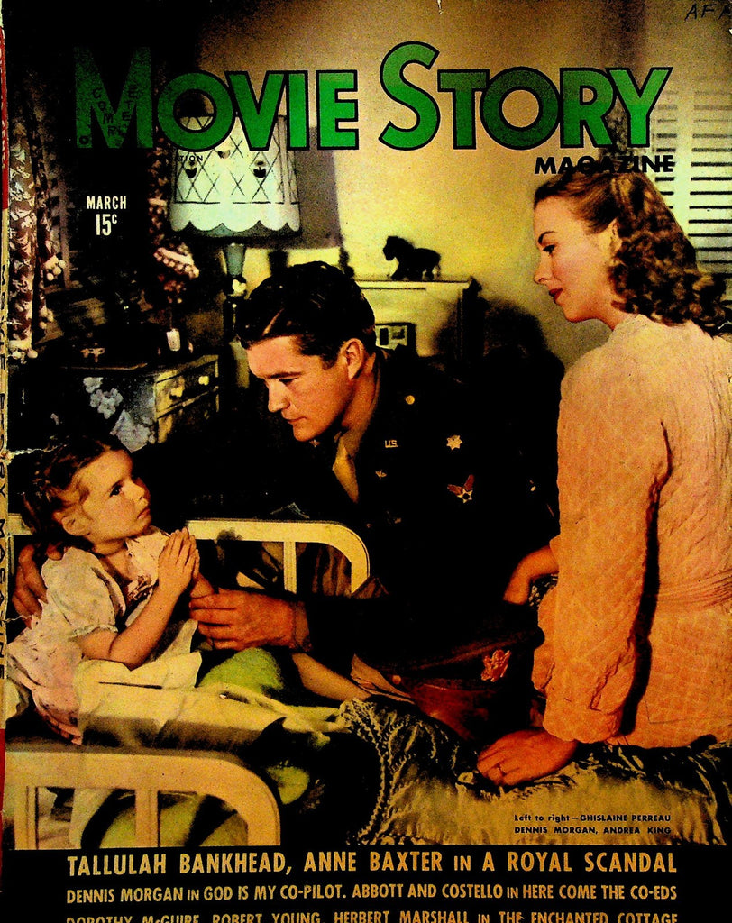 Movie Story March 1945 Tallulah Bankhead Anne Baxter Abbott & Costello0