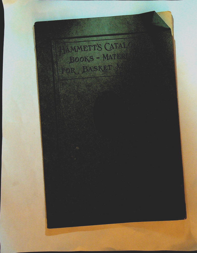 JL Hammett Catalog of Books & Materials for Basket Making 1924 Newark NJ0