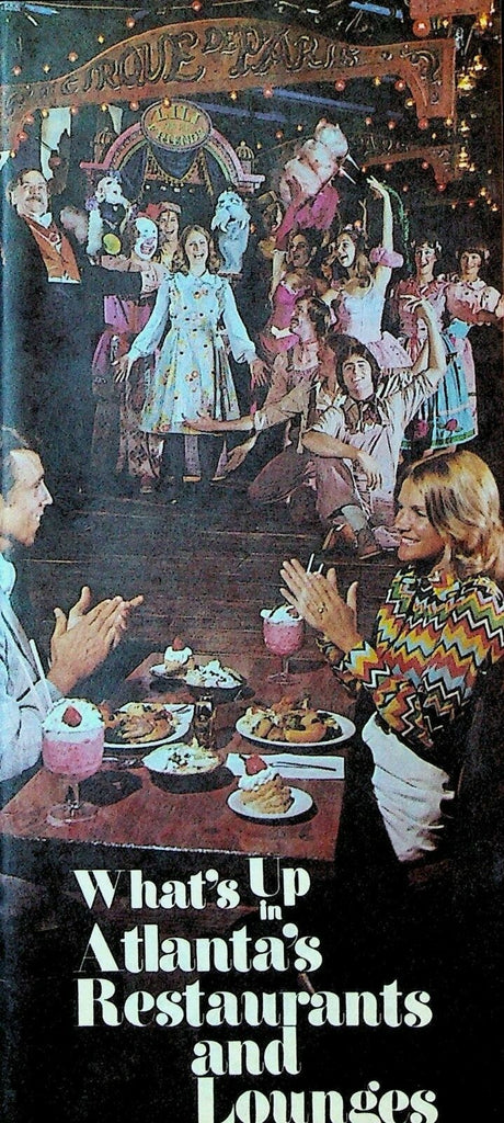 What's Up in Atlanta's Restaurants & Lounges Booklet 1980s0