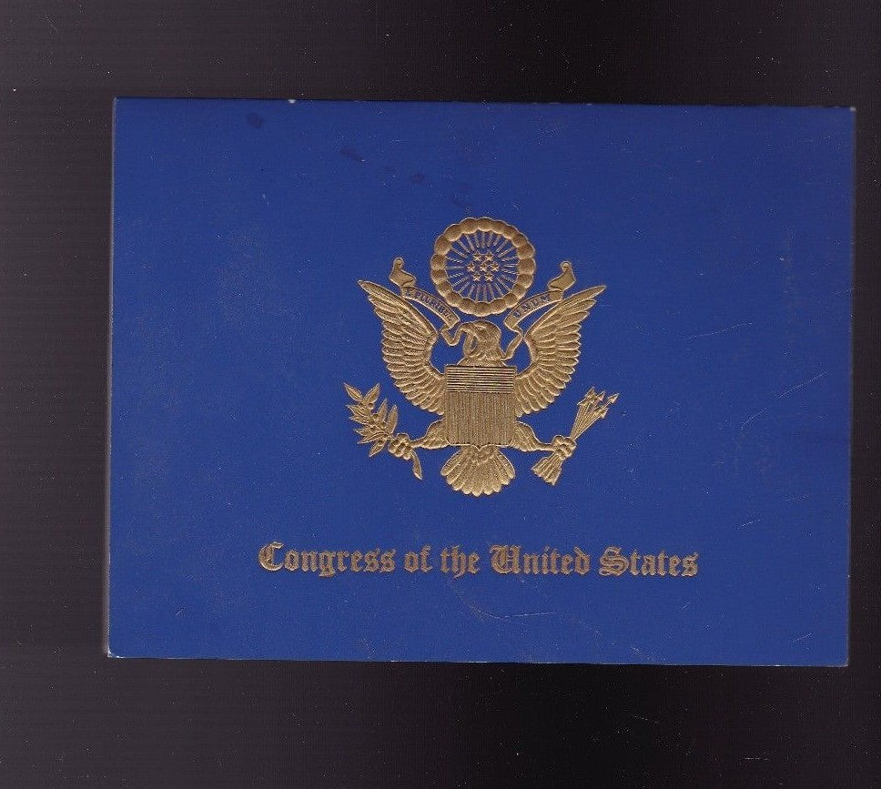 Fred J Eckert House of Representatives Christmas Card 1986 New York0