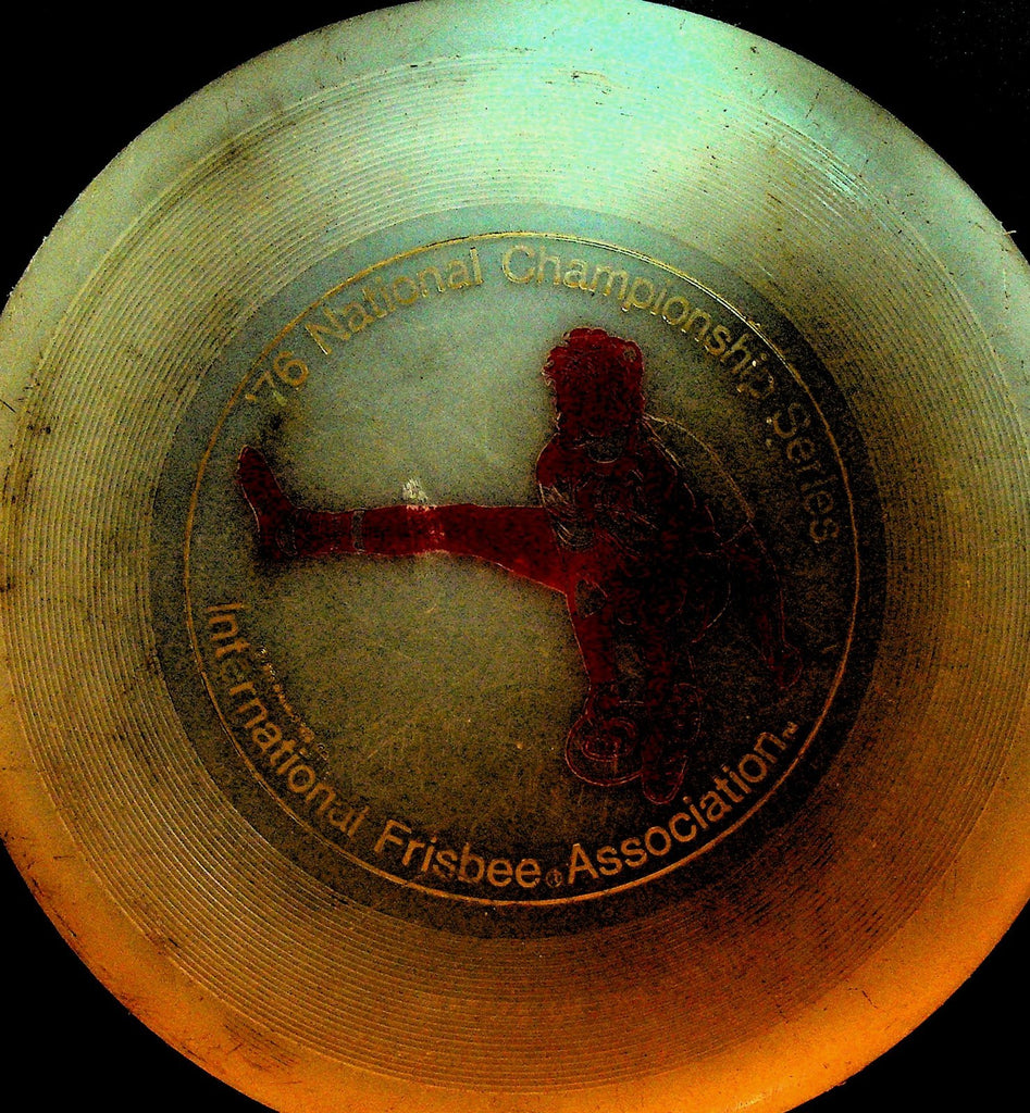 1976 National Championship Series International Frisbee Association Disc Red0