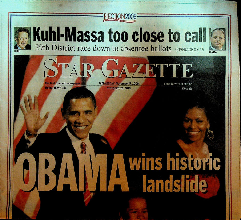 Star Gazette Newspaper Elmira NY Barack Obama Wins President0