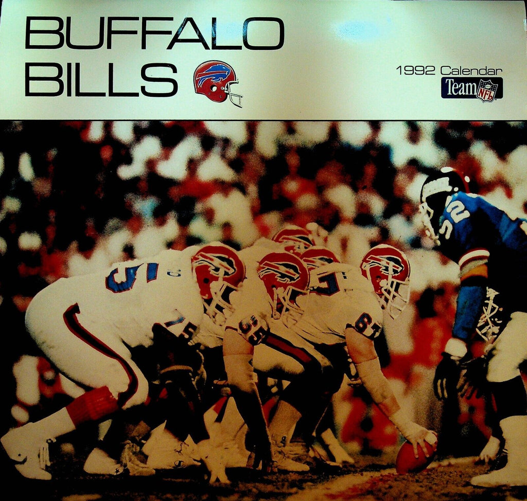 Buffalo Bills NFL Football Calendar 1992