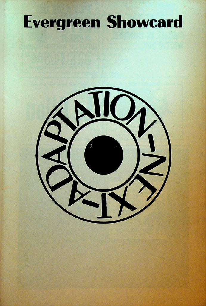 Adaptation Next Playbill 1969 James Coco Paul Dooley Graham Jarvis0