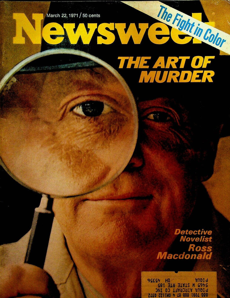 Newsweek March 22 1971 Ross MacDonald Black Panthers Muhammad Ali Joe Frazier