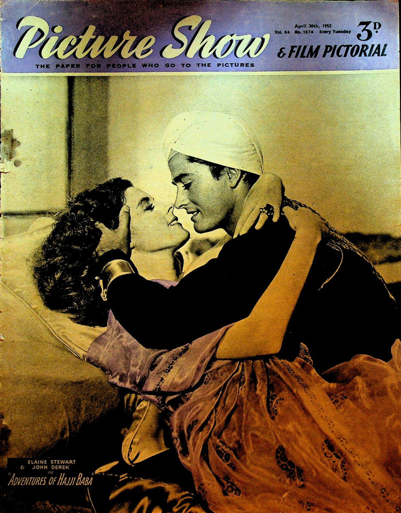 Picture Show Magazine April 30 1955 John Derek Elaine Stewart Diana Dors0