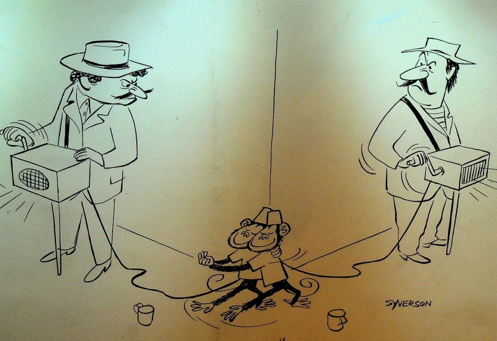 Henry S Syverson Original Rival Organ Grinders Dancing Monkeys