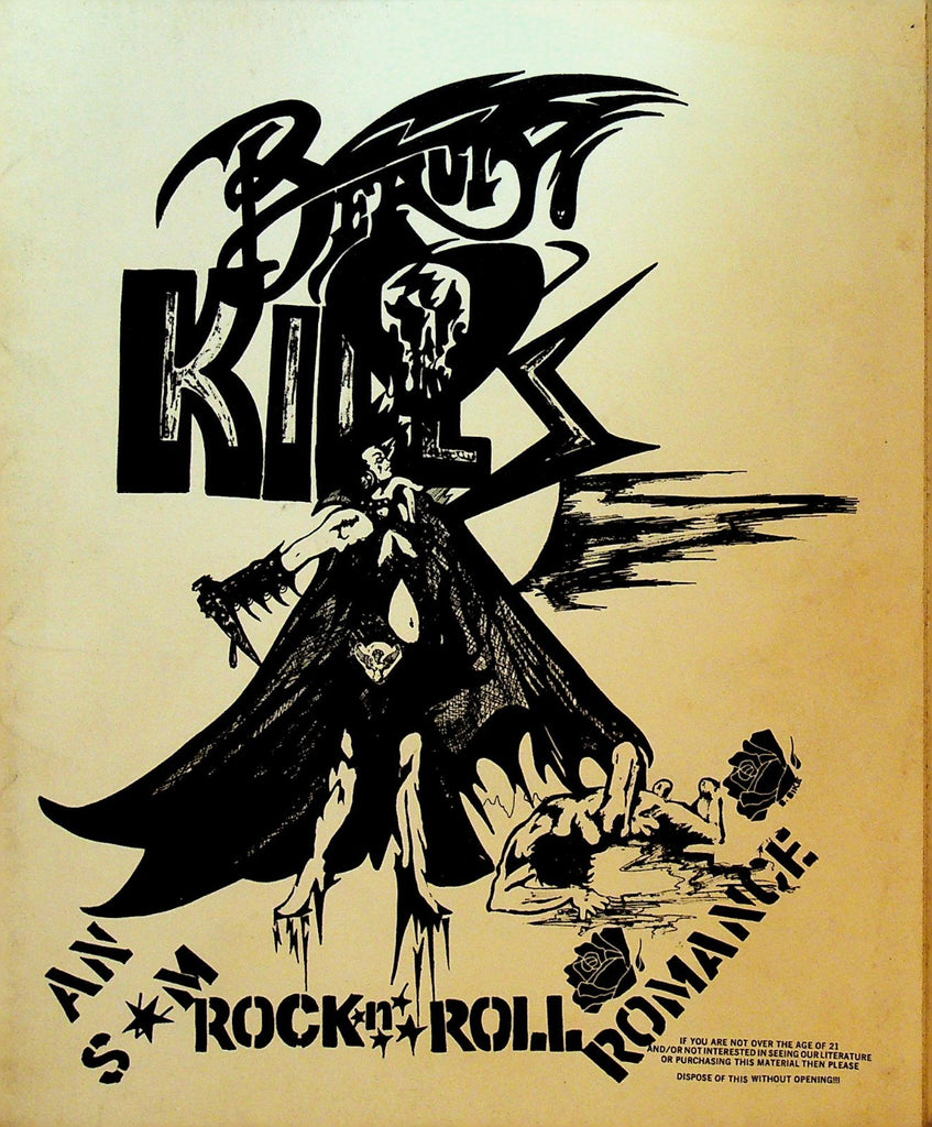 Beauty Kills the Bil Bike Story Avant Garde Theater Program Emilio Cubeiro 19750