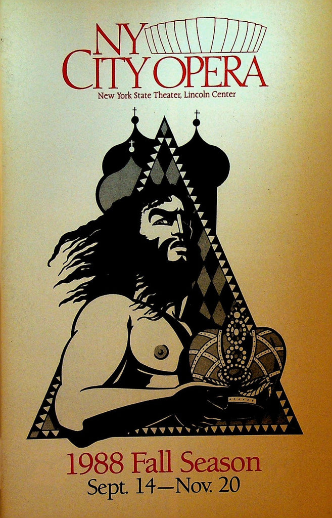 Rasputin New York City Opera Playbill October 11 1988 John Cheek0