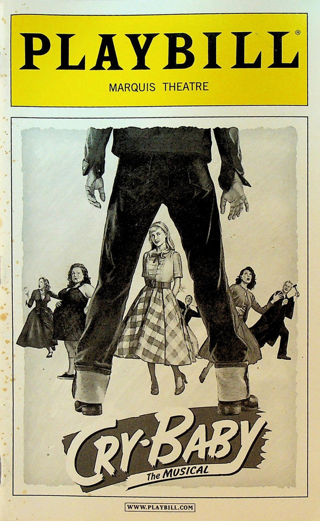 Cry Baby Playbill June 2008 James Snyder Carly Jibson Elizabeth Stanley0