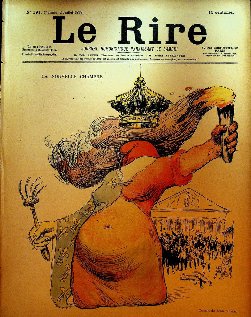 La Rire French Humor Magazine 191 July 2 18980