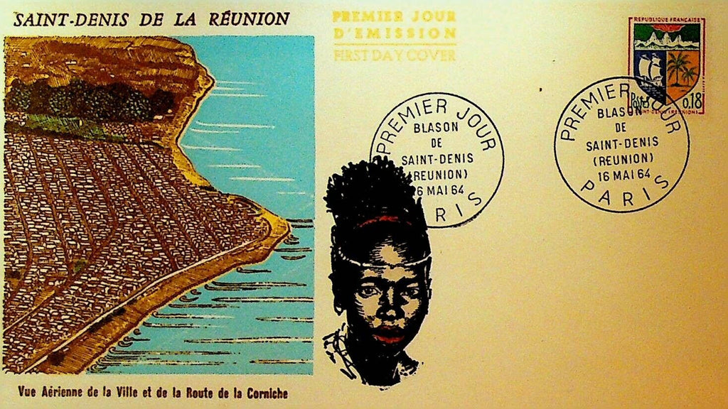 Saint Denis Reunion France First Day Cover 1964