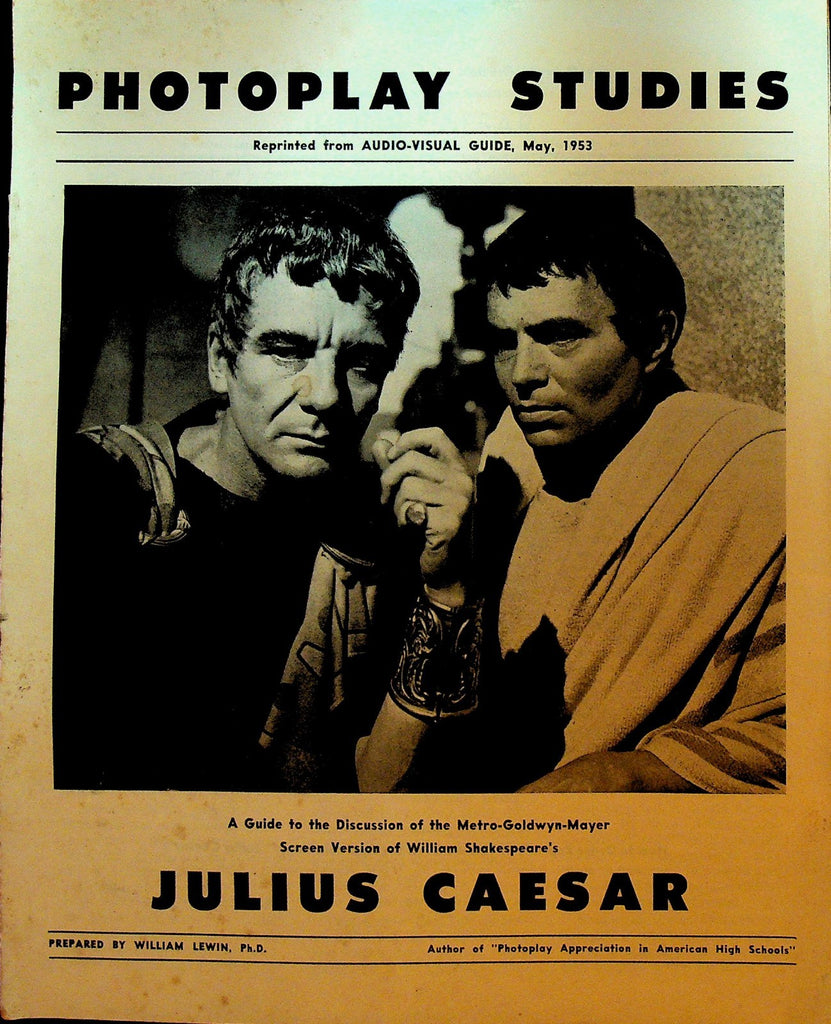 Julius Caesar MGM Movie Photoplay Studies May 1953 Marlon Brando0