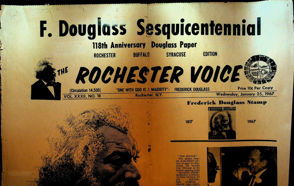 Rochester Voice January 25 1967 Frederick Douglass Sesquicentennial0