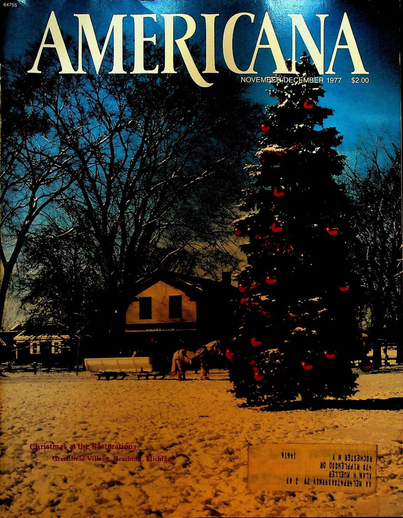 Americana Magazine November 1977 William Lyman Fabulous Fox Atlanta Theater