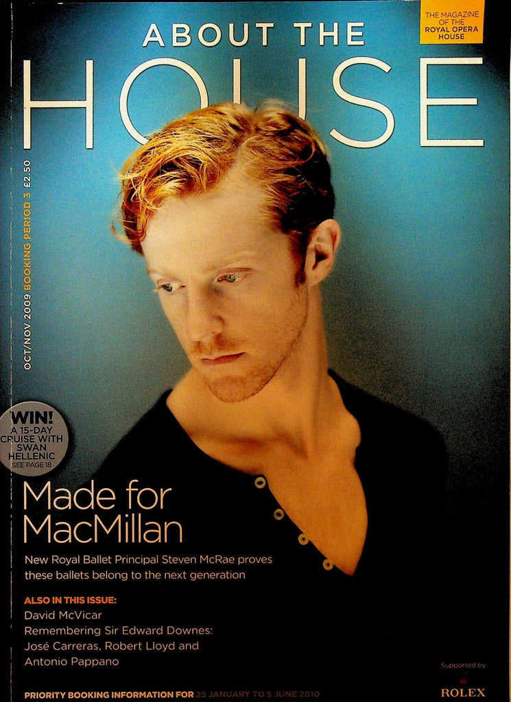 About the Royal Opera House Magazine October 2009 Steven McRae David McVicar0